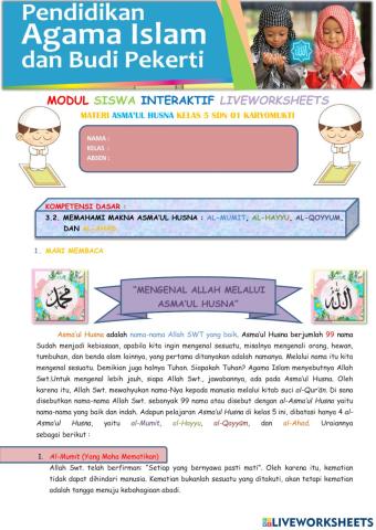 Mengenal Allah melalui Asmaul Husna