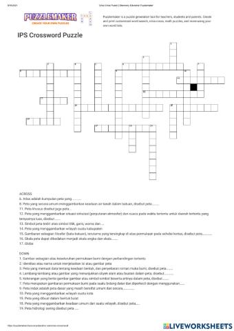 IPS Crossword Puzzle