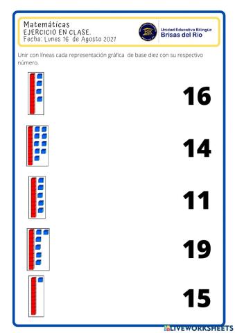 Ejercicios de números naturales