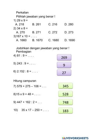 Operasi Hitung Campuran