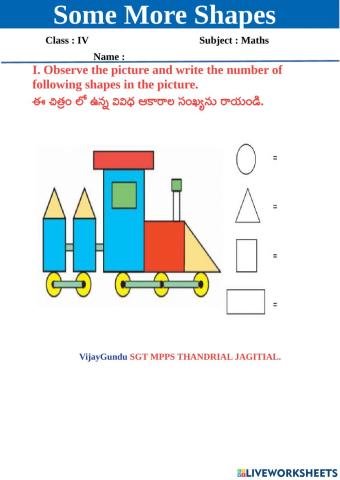 4th maths shapes 3  by VijayGundu
