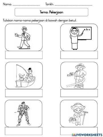 Jenis-jenis pekerjaan