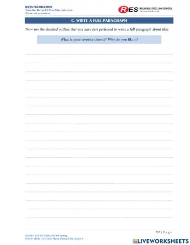 What's your favorite cinema? Why do you like it?