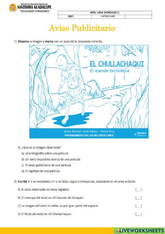 Aviso publicitario i