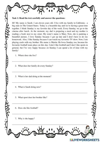 Present Simple and Present Continuous