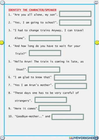 Grade 8, Supplementary Unit 1, The Woman On Platform 8