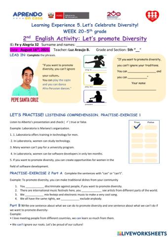 Let's promote Diversity