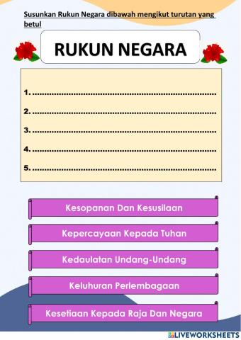 5 Rukun Negara