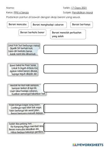 Berani Membentuk Amalan Mulia