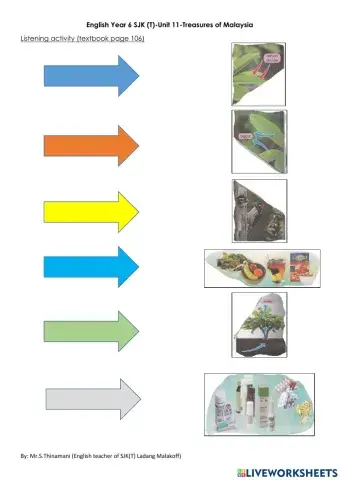 Unit 11: Treasures of Malaysia (Listening & Speaking)