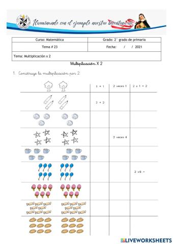 Multiplicación por 2