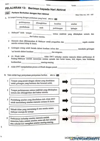 Beriman kepada hari akhirat