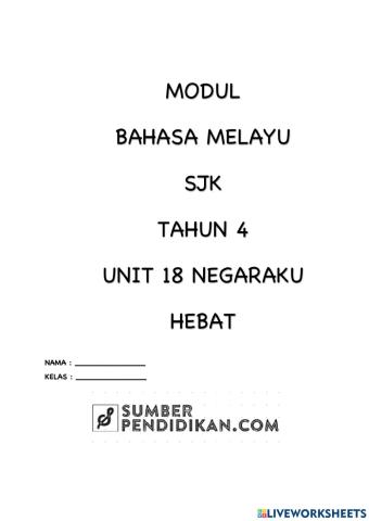 Modul bm tahun 4 unit 18