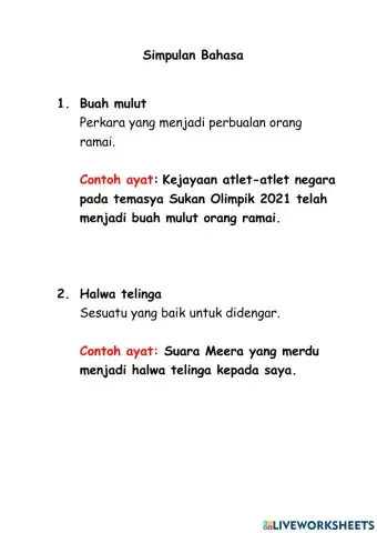 Simpulan bahasa