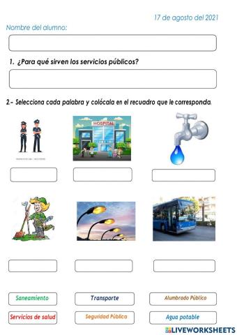 Servicios públicos
