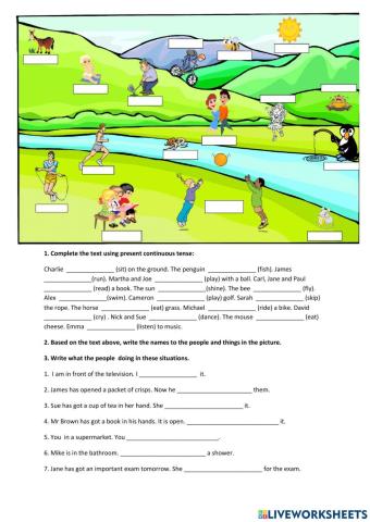 Present Continuous Tense