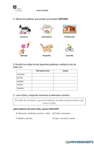 Los Sufijos