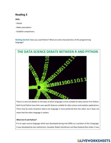 Unit 8 Programming- The data science debate