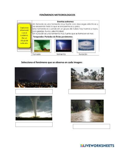 Fenómenos Meteorológicos