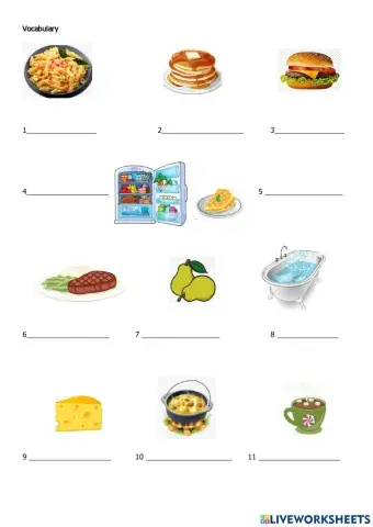 Food and Things in the room