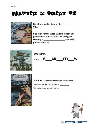 WIZARD OF OZ (Chapter 3)