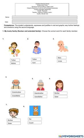 Evaluación indicador de calidad
