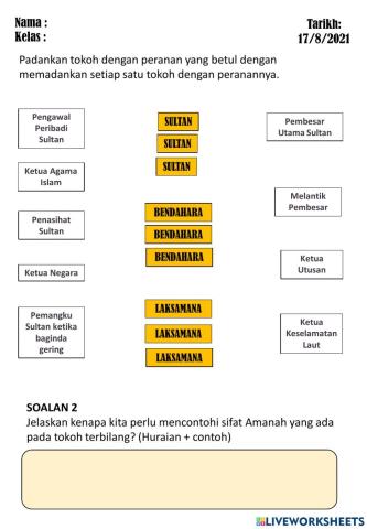 Peranan tokoh terbilang kerajaan kesultanan melayu melaka
