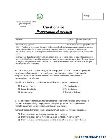 Proceso de colonización