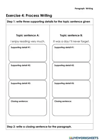 Paragraph Writing Practice