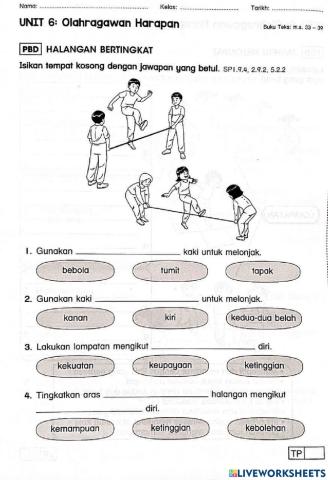 Pj tahun 3 : Halangan Bertingkat