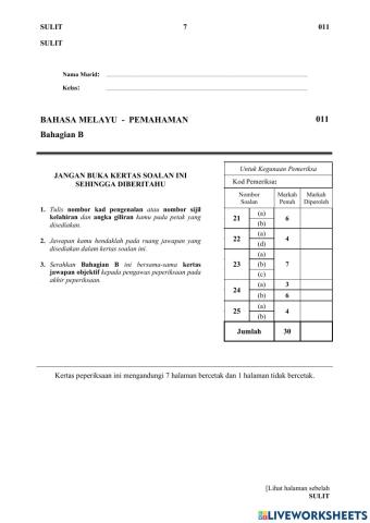 Pemahaman bahagian b (set1)