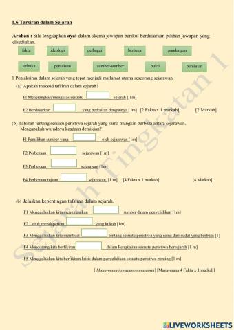 1.6 Tafsiran dalam Sejarah