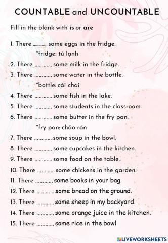 Countable Uncountable