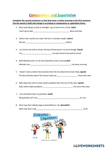 Comparative vs Superlative (Form 2 Unit 1 Non-Textbook Lesson - English)