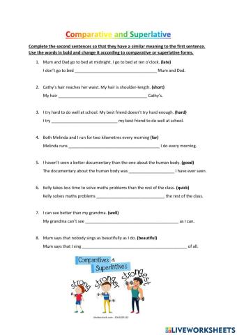 Comparative vs Superlative (Form 2 Unit 1 Non-Textbook Lesson - English)