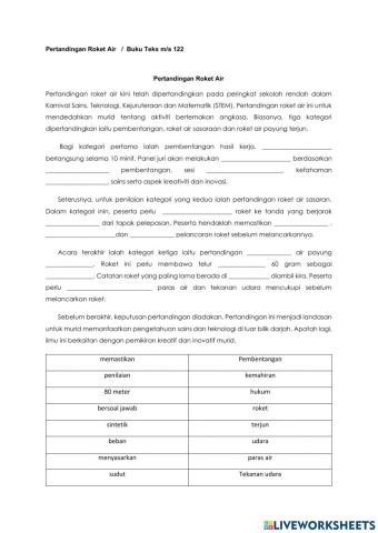 Pertandingan Roket air