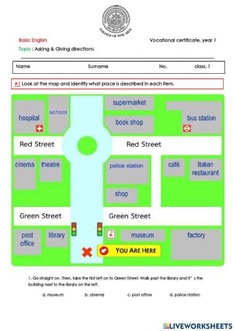 Asking & Giving Direction