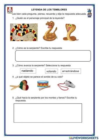 LEYENDA DE LOS TEMBLORES