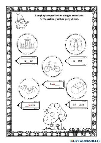 Isi tempat kosong KVKVKVK