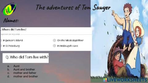 The adventures of Tom Sawyer