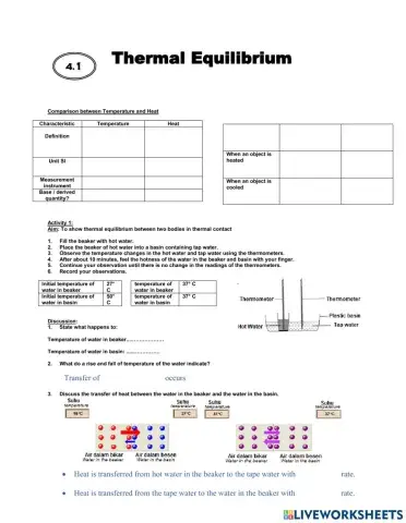Thermal equilibrium