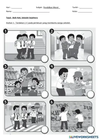 Pendidikan moral - baik hati, sekolah sejahtera