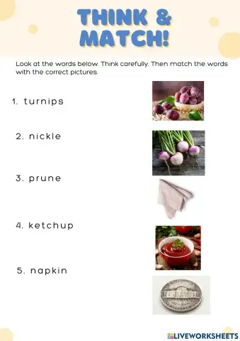 The Meal Poem Activity