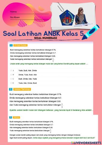 Soal LATIHAN anbk