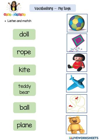 Vocabulary - toys