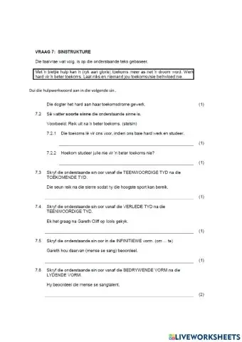 Afrikaans paper 1 part 3