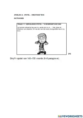 Afrikaans paper 2 part 1