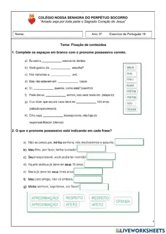 Revisão de Português