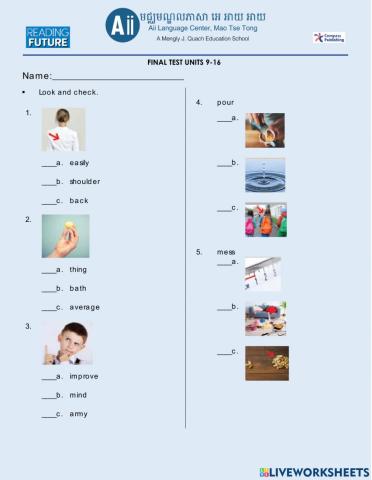 Final Test Reading Future