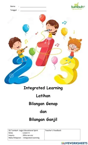 Integrated Learning-Bilangan Genap dan Bilangan Ganjil-1-20